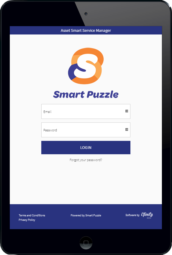 Smart Puzzle Web App on iPad.